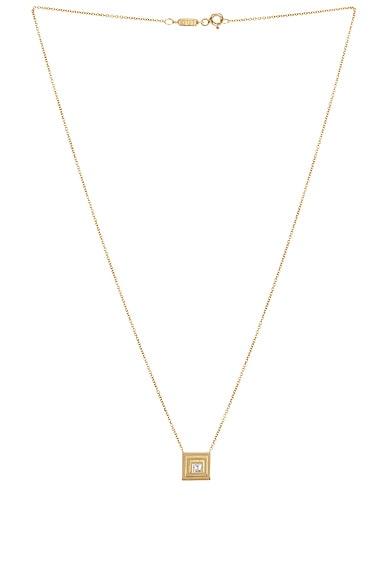 Carre Diamond Staircase Necklace