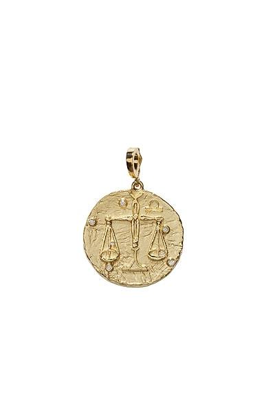 Of The Stars Libra Large Coin Charm