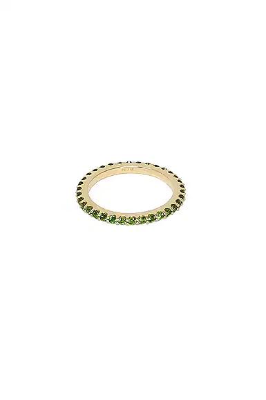 Pave Gem Stacking Ring