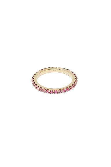 Pave Gem Stacking Ring