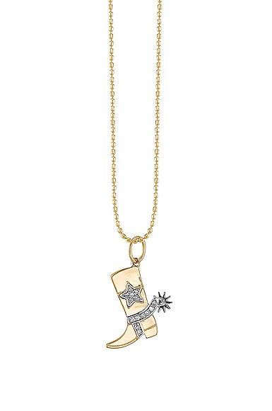 Cowboy Boot Charm Necklace